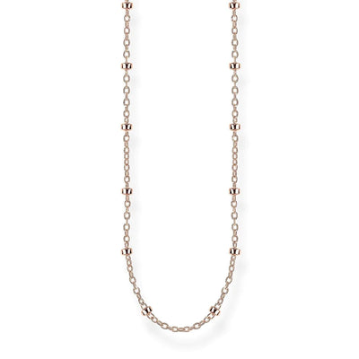 Thomas Sabo Rose Gold Plated Fine Ball Chain TKE1890R80