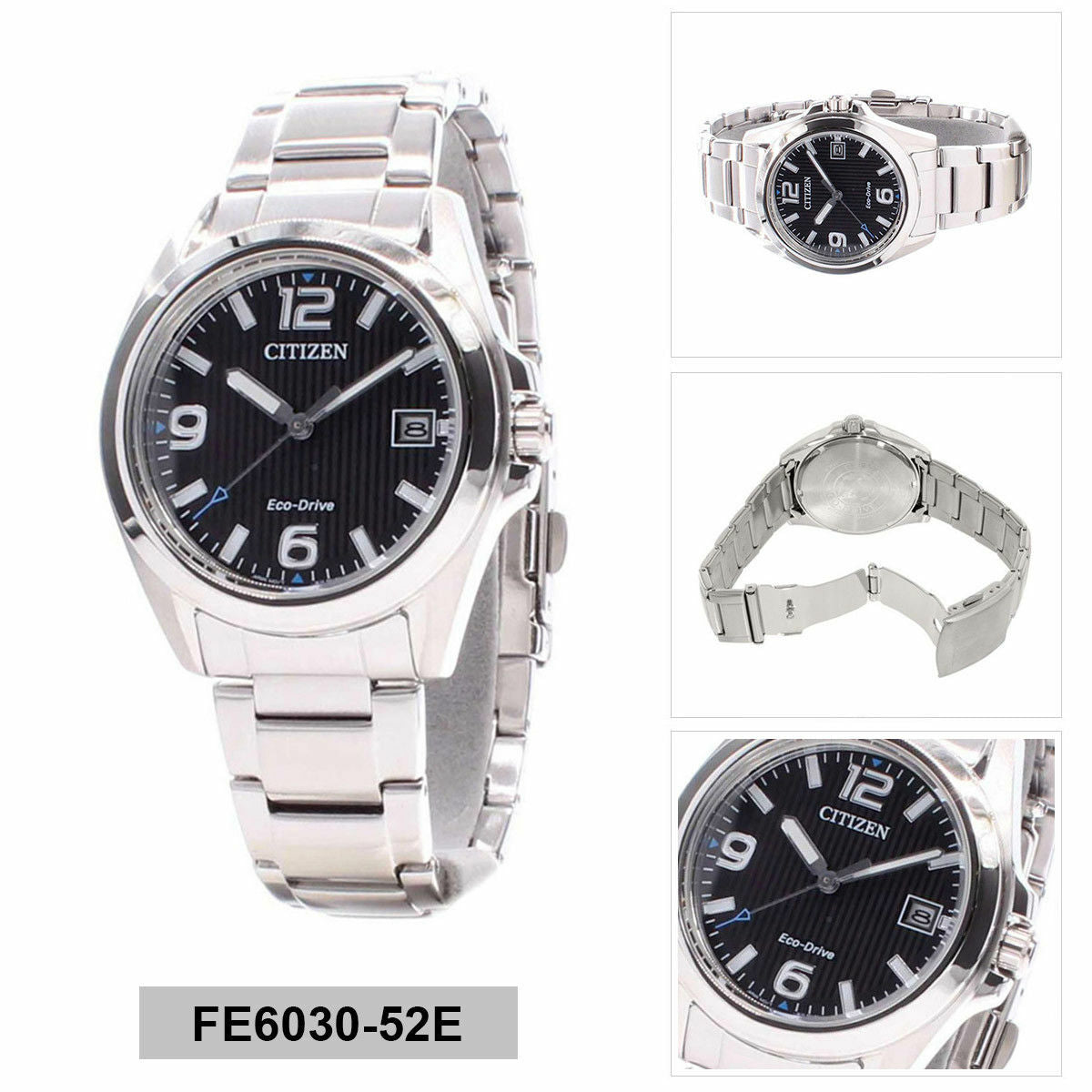 Citizen Eco-Drive Silver Fe6030-52E Womens Watch