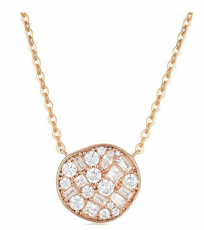 Georgini Fili Large Mosaic Pendant Rose Gold