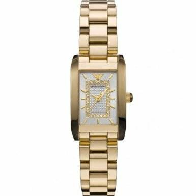 Emporio Armani Gold Pvd Stainless Steel Ar3172 - Womens Watch