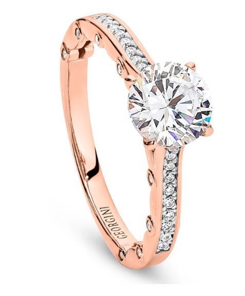 Georgini Ti Amo Ring Rose Gold Size 9