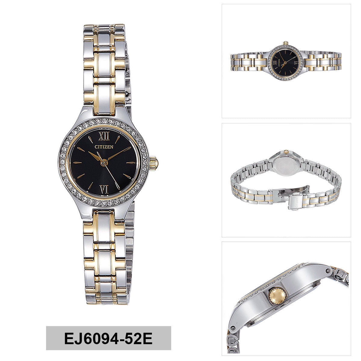 Citizen Analog Black Dial Ej6094-52E Womens Watch