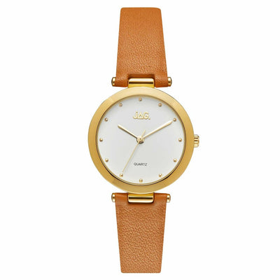 Jag Isla White Dial Womens Watch