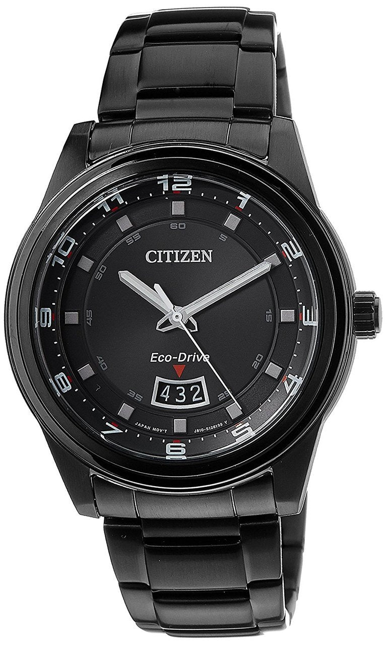 Citizen Eco-Drive Analog Black Dial Mens Watch