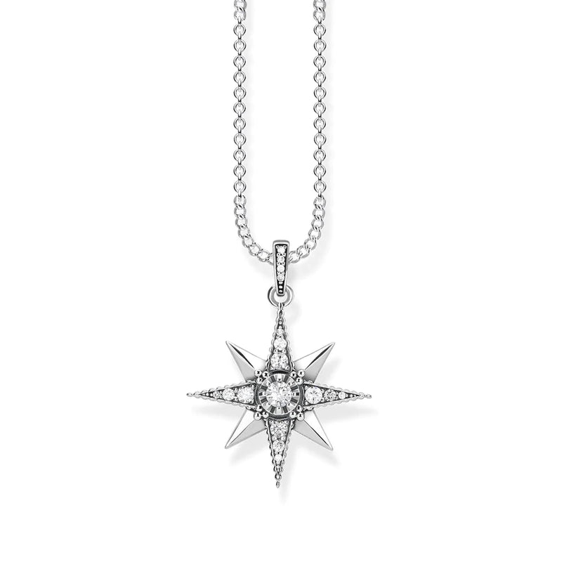 Thomas Sabo Royalty Star White Necklace