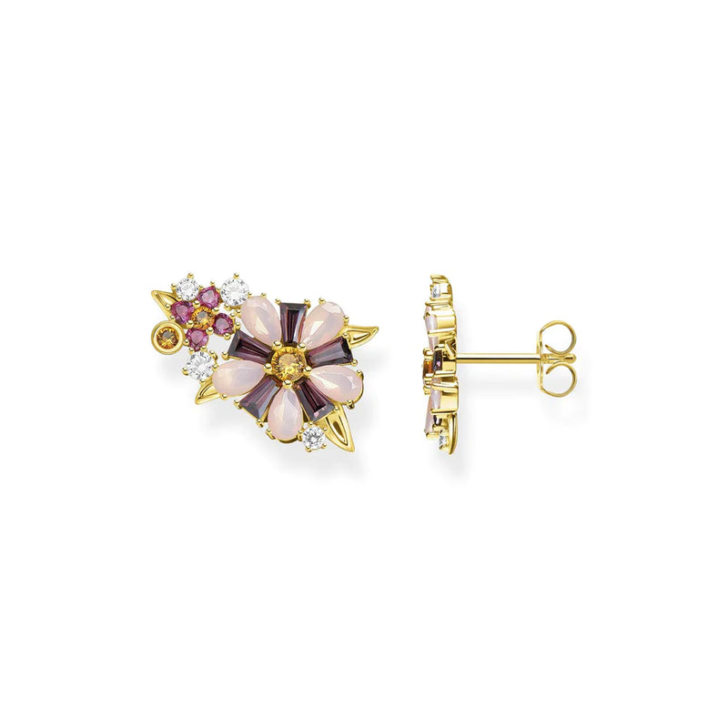 Thomas Sabo Ear Studs Flowers Gold TH2170Y