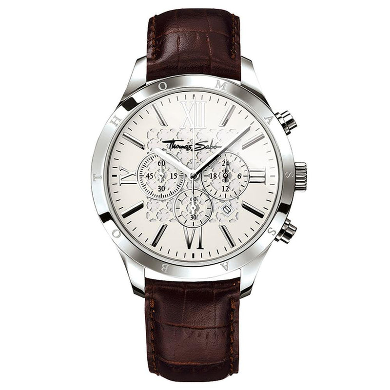 Thomas Sabo Rebel Leather Brown Mens Watch