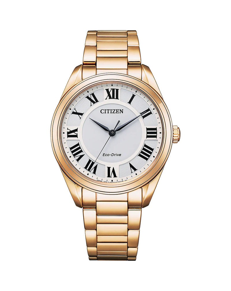 Citizen White Dial Womens Watch EM0973-55A