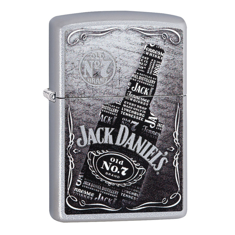 Zippo Jack Daniel's Satin Chrome Lighter
