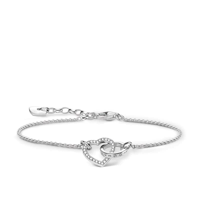 Thomas Sabo Together Heart Cubic Zirconia Bracelet TA1648CZ