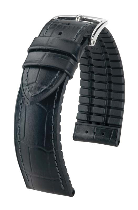 Hirsch Paul L Premium Black Leather Band