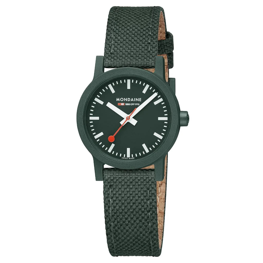 Mondaine Essence Quartz Park Green Watch