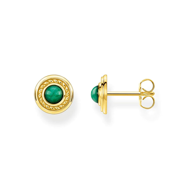 Thomas Sabo Ear Studs Green Stone TH2121Y