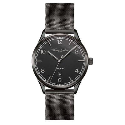 Thomas Sabo Code Stainless Steel All Black Mesh Unisex Watch