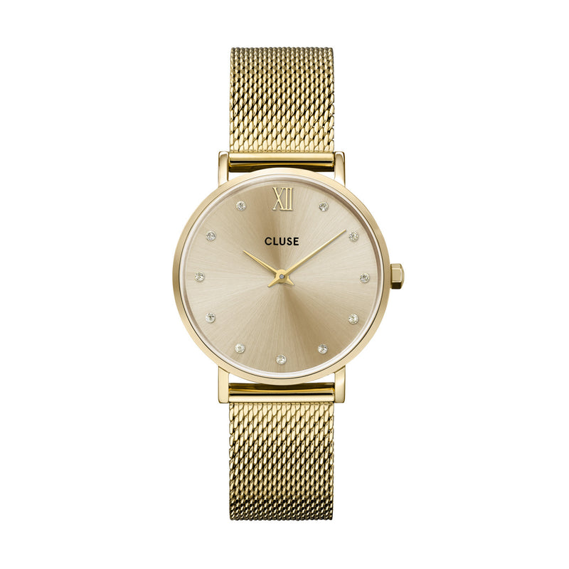 CLUSE Minuit Gold Crystals/Gold Mesh CW10204