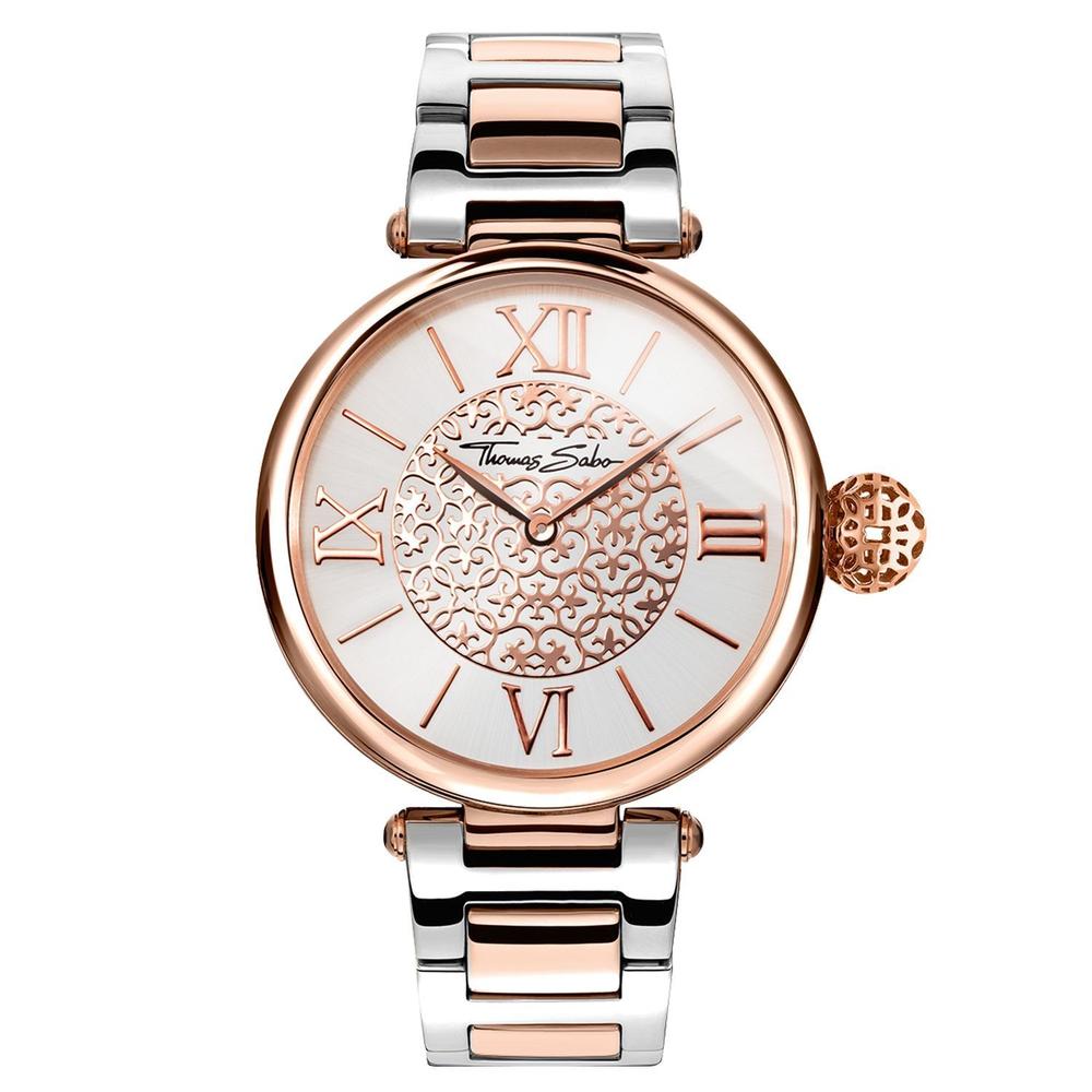 Thomas Sabo Karma Stainless Steel Rose Gold Dial Womens Watch