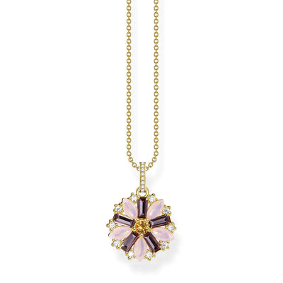 Thomas Sabo Flower Gold Necklace