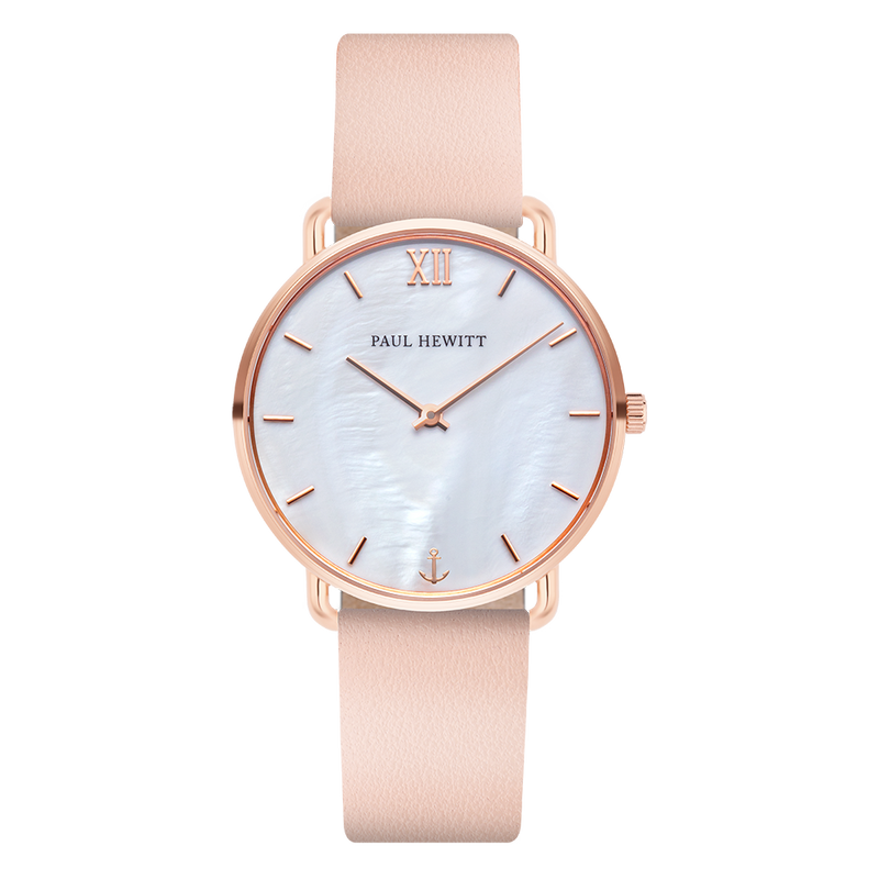 Paul Hewitt Miss Ocean Pearl Leather Watch