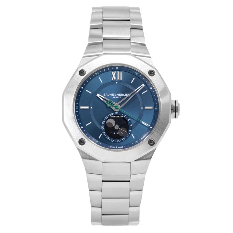 Baume & Mercier Riviera Moon Phase Date Men's Watch M0A10682