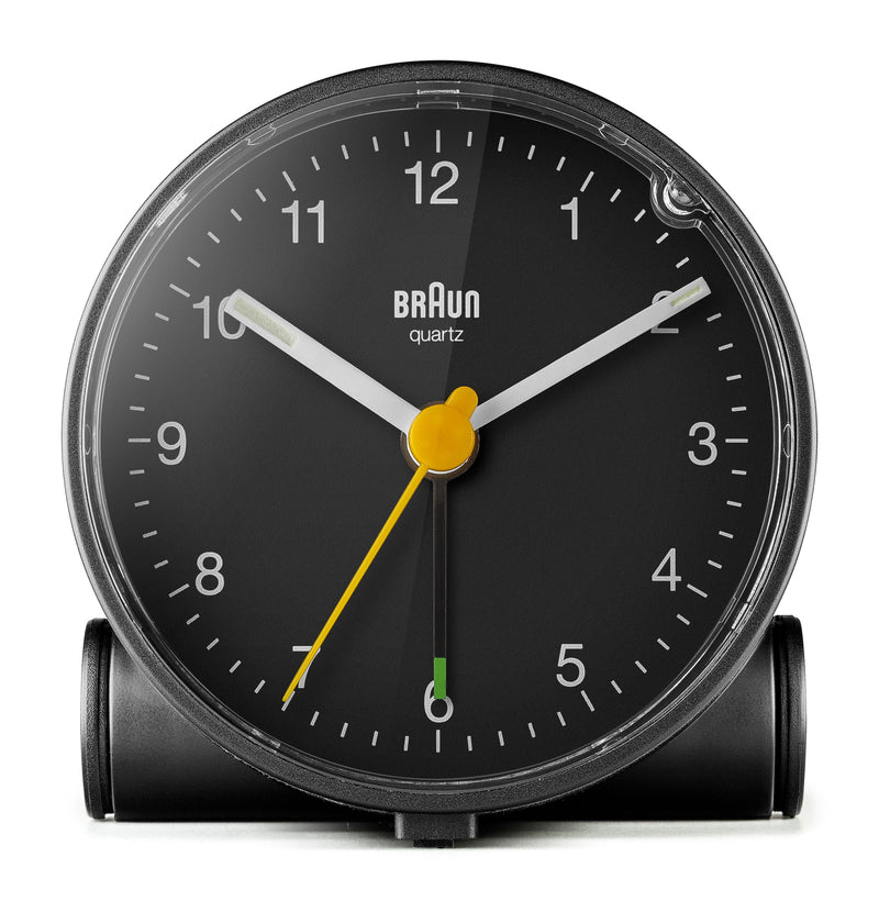 Braun Classic Analogue Black Dial Alarm Clock