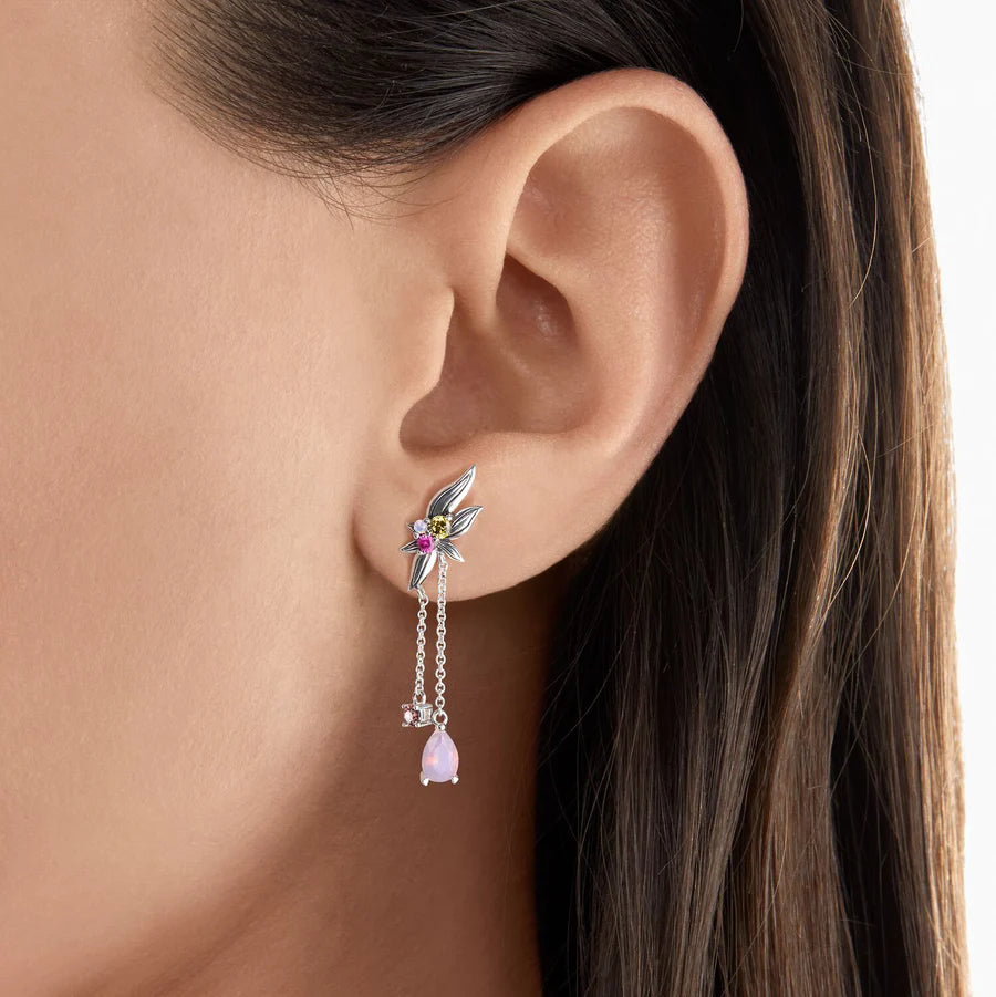 Thomas Sabo Earring Flower Silver TH2175