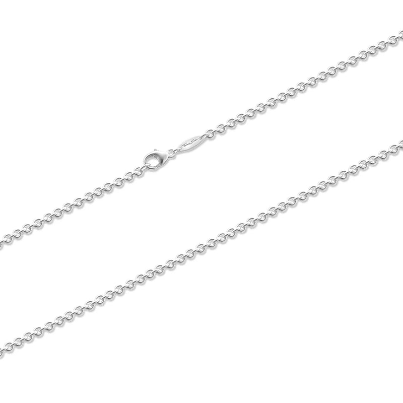 Thomas Sabo Silver Round Cable Necklace 80cm