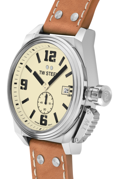 TW Steel Canteen Beige Dial Watch TW1000