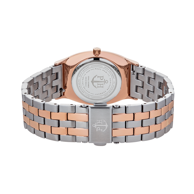 Paul Hewitt Modern Edge Silver Sunray Two-Tone Watch