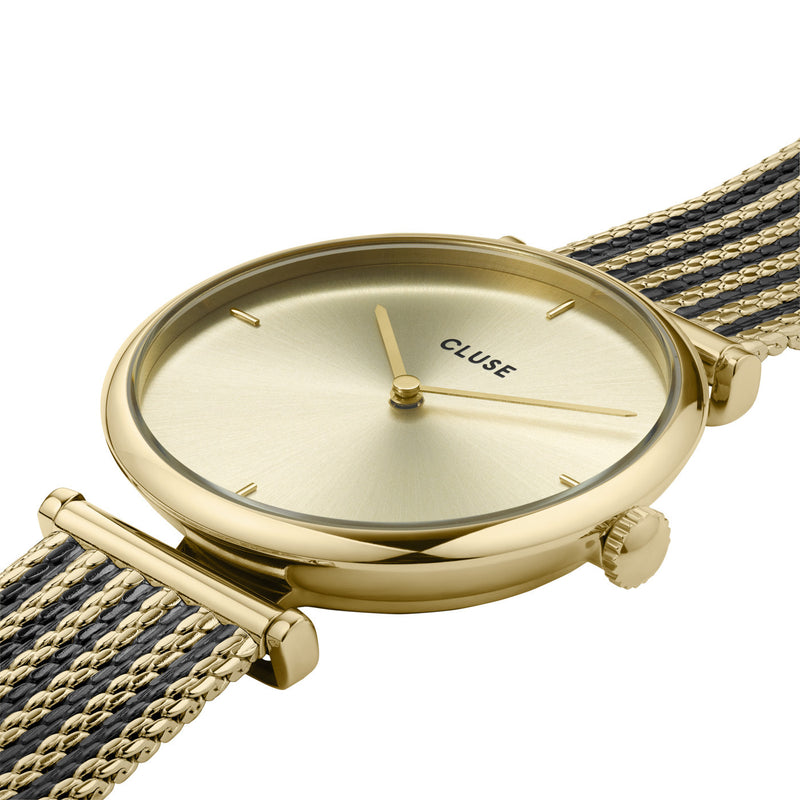 CLUSE Triomphe Full Gold/Black Gold Mesh CW10401