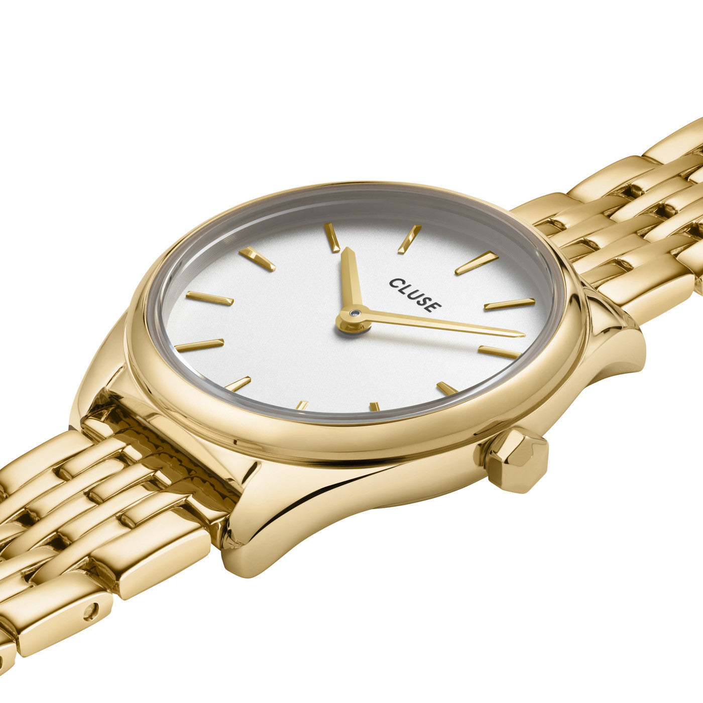CLUSE Feroce Mini White / Gold Link CW11705