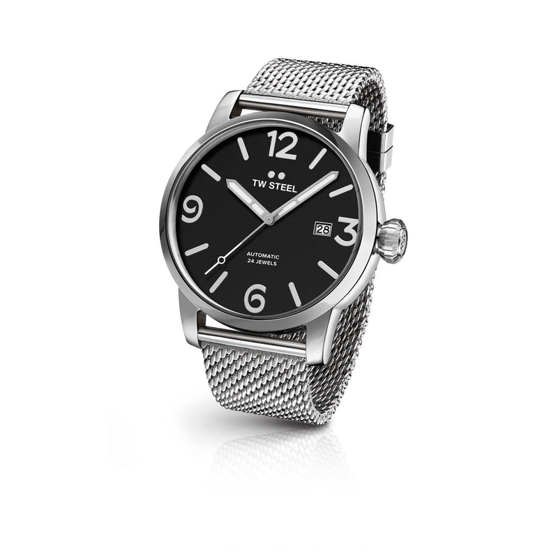 TW Steel Maverick 45mm Automatic Stainless Steel Strap