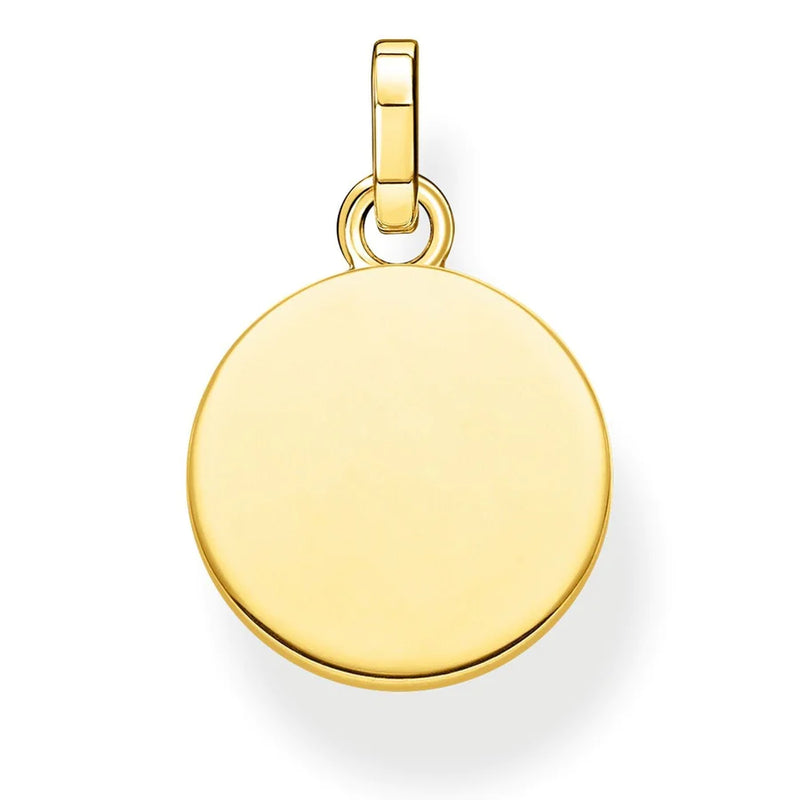 Thomas Sabo Disc Paw Cat Gold Pendant