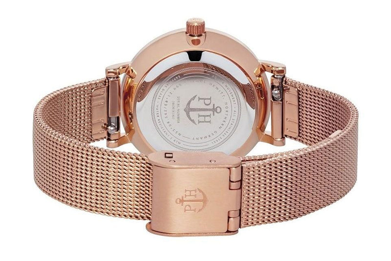 Paul Hewitt Modest White Sand RG Mesh Watch