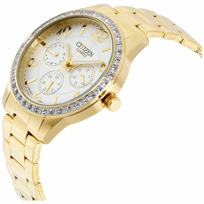 Citizen Quartz Swarovski Crystals Ed8122-59A Womens Watch