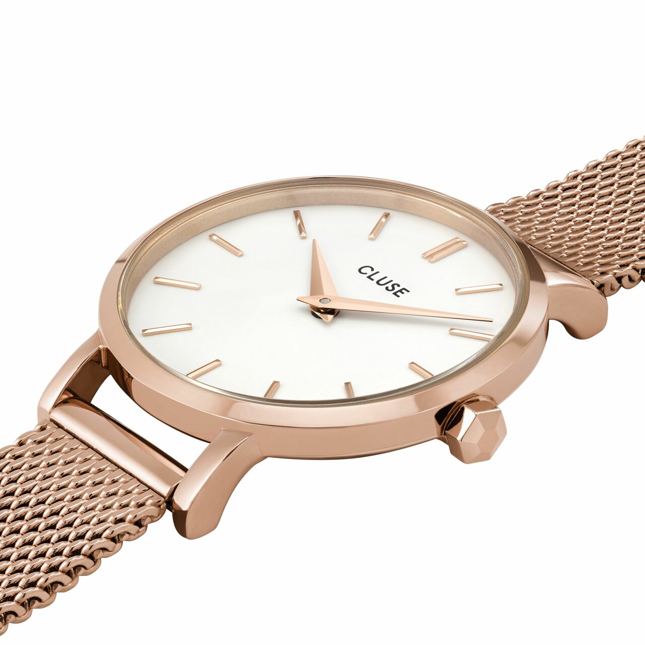 CLUSE Boho Chic Petite Mesh Rose Gold Watch CW0101211003