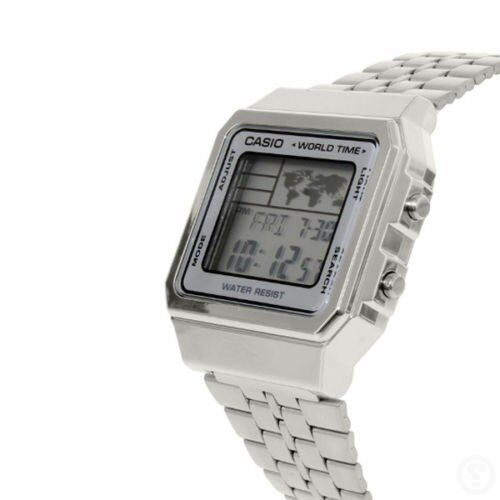 Casio Vintage Alarm World Time Digital Watch A500WA-7D