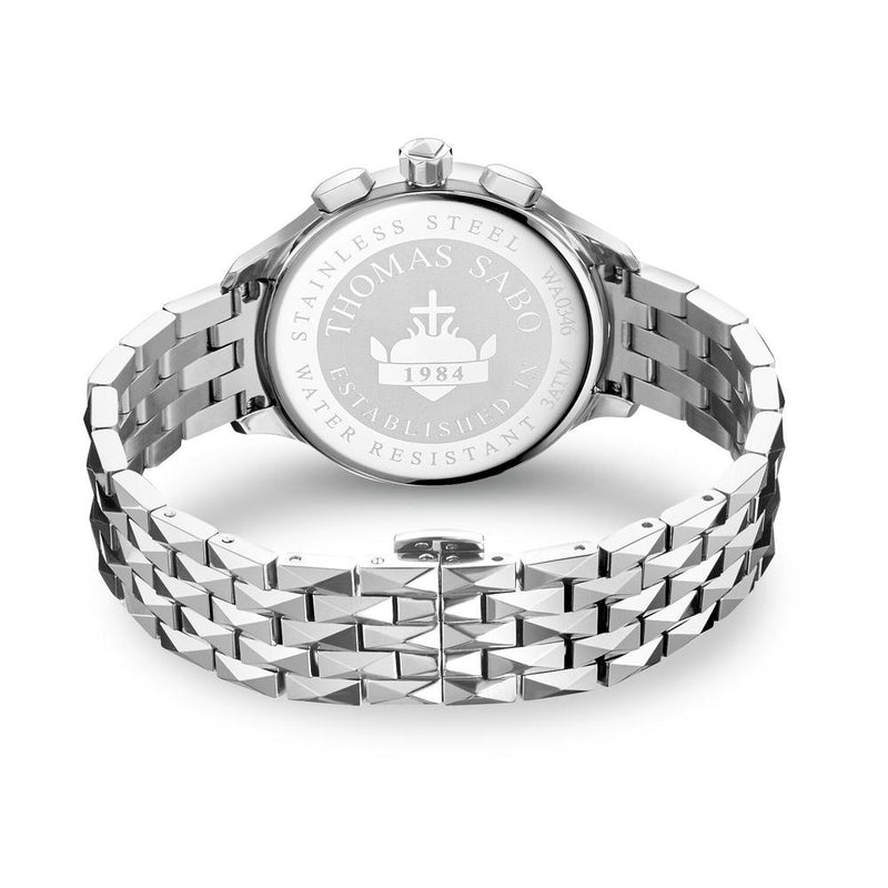 Thomas Sabo Pyramid Black Dial Stainless Steel Womens Watch