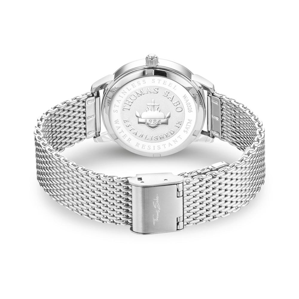 Thomas Sabo Star Moonphase Steel Mesh Womens Watch