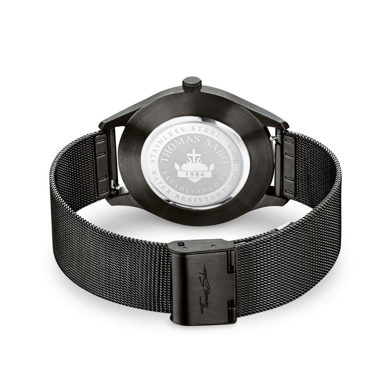 Thomas Sabo Code Stainless Steel All Black Mesh Unisex Watch