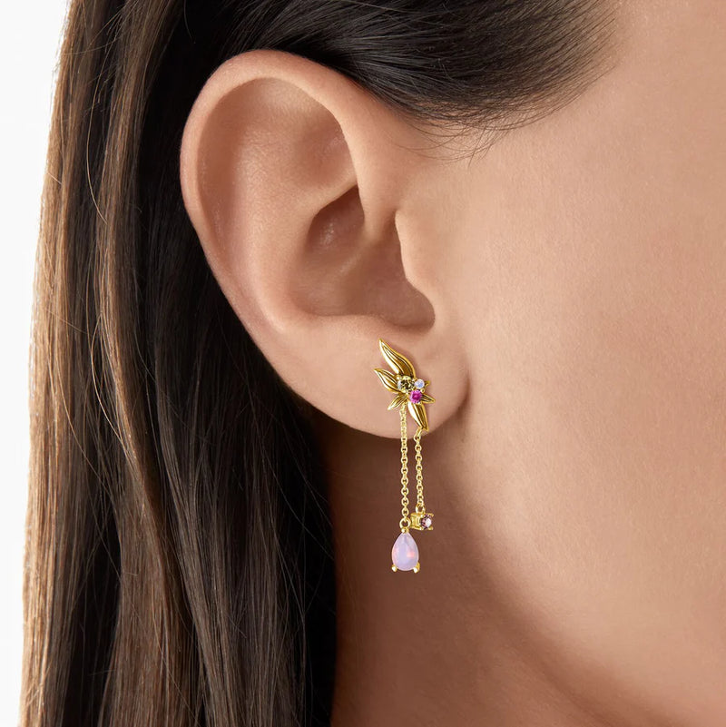 Thomas Sabo Earring Flower Gold TH2175Y