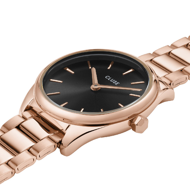 CLUSE Feroce Mini Black/Rose Gold Link CW11703