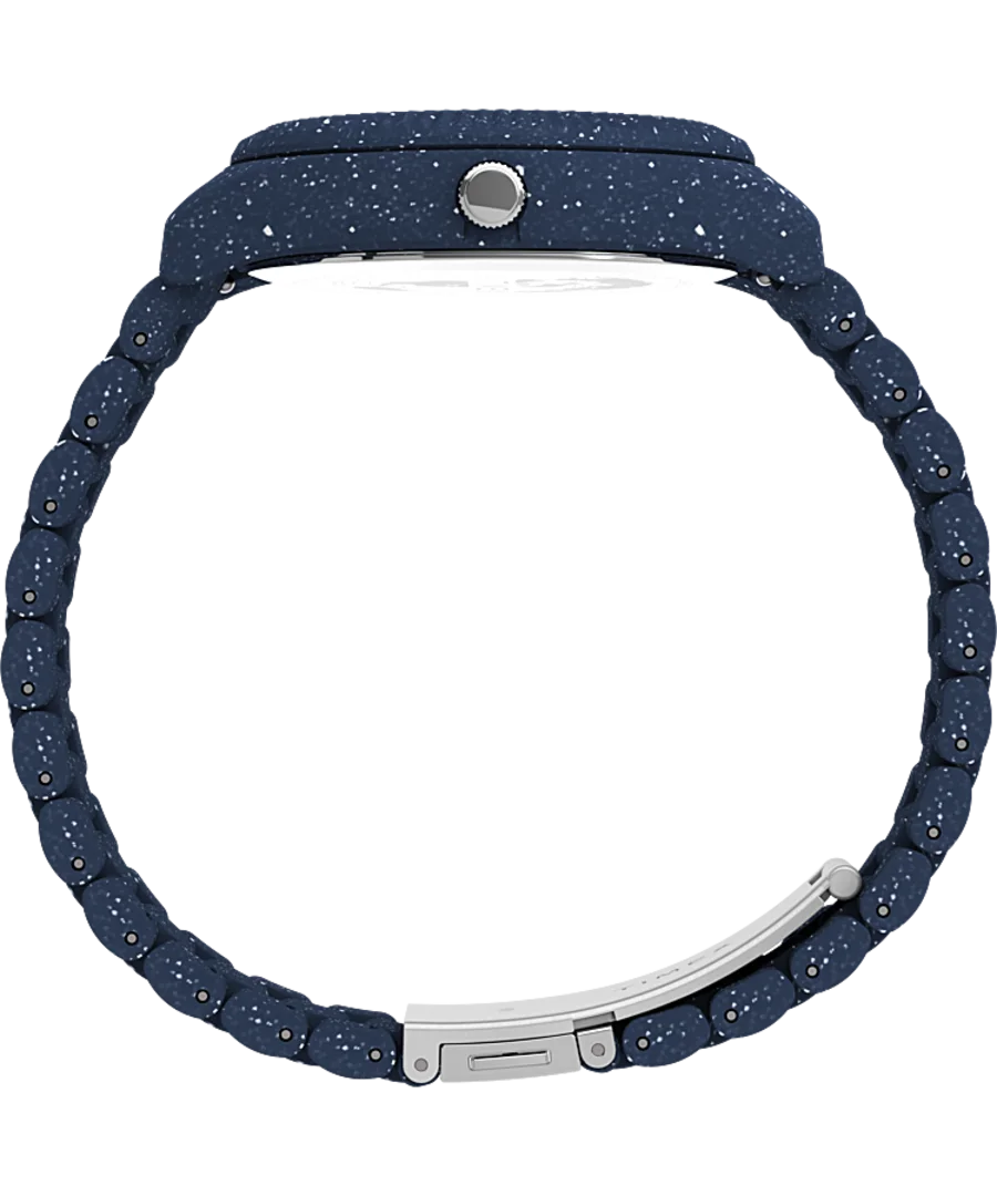 Timex Waterbury Ocean Recycled Plastic Bracelet Watch TW2V37400