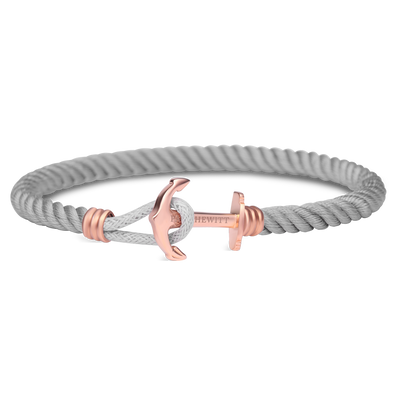 Paul Hewitt Phrep Lite Nylon Rose Gold / Grey Bracelet - XS