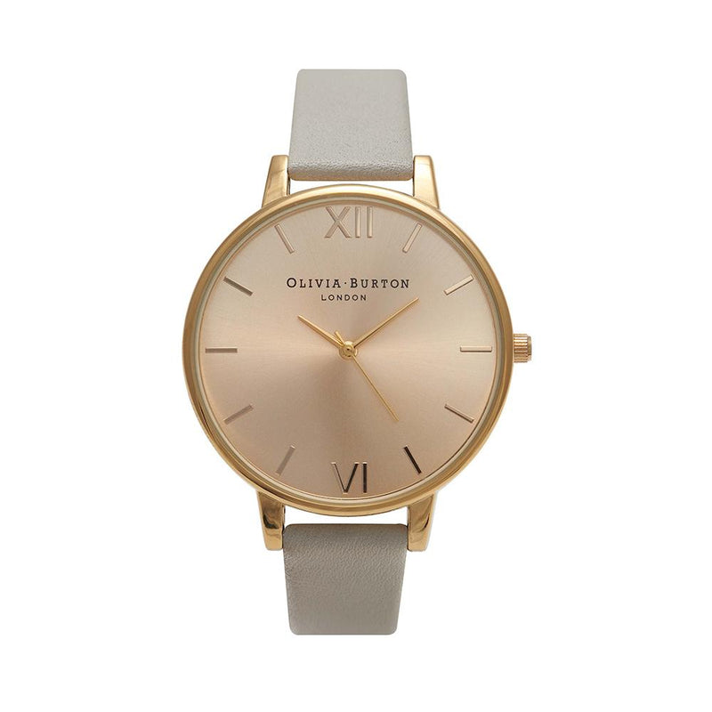 Olivia Burton Big Dial Gold Watch - Gold