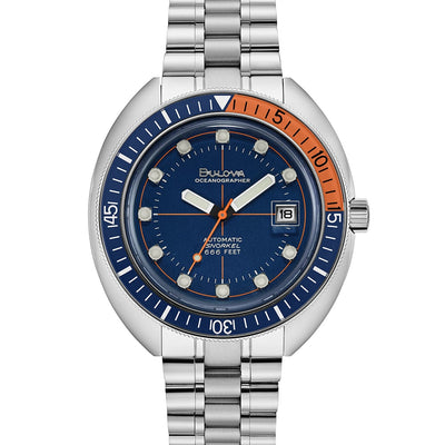 Bulova Blue Dial Diver Archive Series Men's Watch 96B321