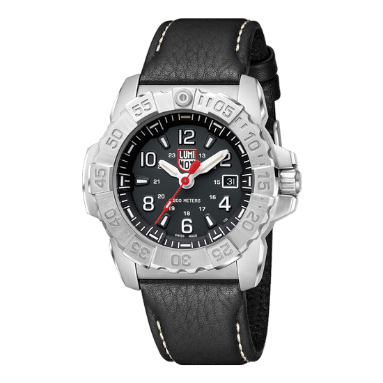 Luminox Navy SEAL Black Leather Watch XS.3251