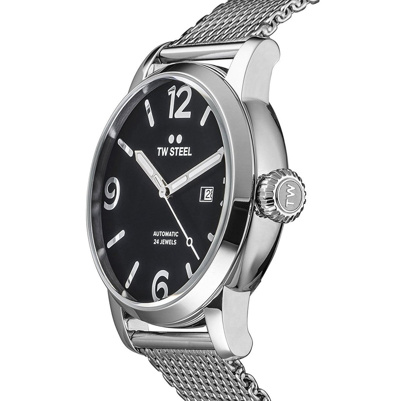 TW Steel Maverick 45mm Automatic Stainless Steel Strap