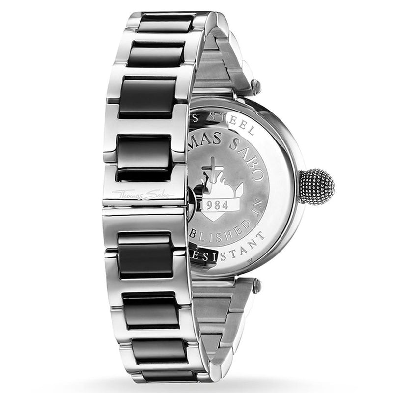 Thomas Sabo Karma Stainless Steel Black Dial Womens Watch