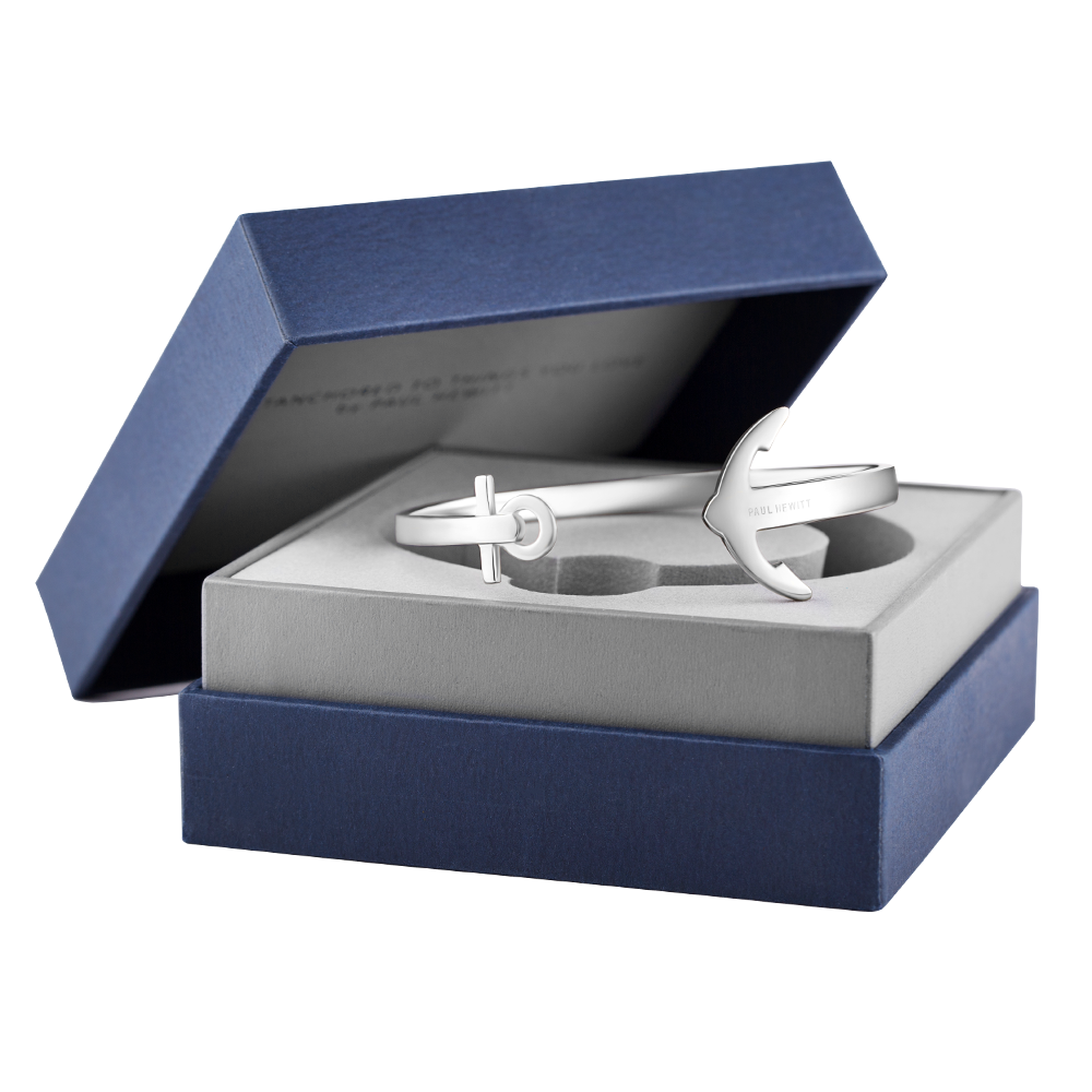 Paul Hewitt Ancuff Stainless Steel Bracelet - M