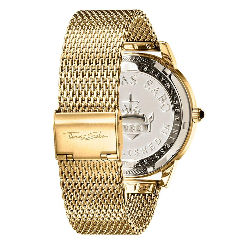 Thomas Sabo Rebel Yellow Gold Dial Mens Watch